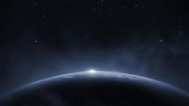 大气震撼宇宙星际星球转动视频视频的预览图